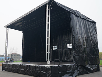 how to build a mobile stage trailer